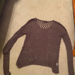 Velvet Brand Crochet Style sweater
